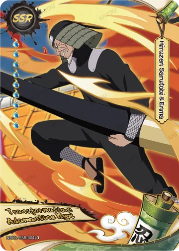 Hiruzen Sarutobi &Enma — NRI01-SSR-004L3