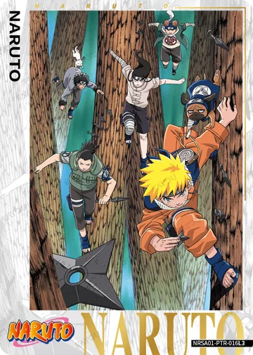 Naruto Uzumaki / Sasuke Uchiha / Neji Hyuga · Group scene — NRSA01-PTR-016L3