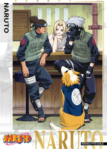 Naruto Uzumaki / Kakashi Hatake / Tsunade · Group scene — NRSA02-PTR-014L3