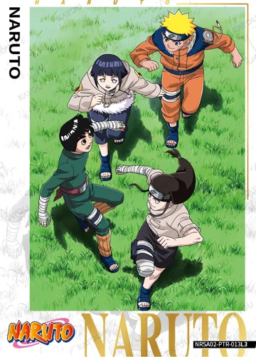 Naruto Uzumaki / Hinata Hyuga / Rock Lee · Group scene — NRSA02-PTR-013L3