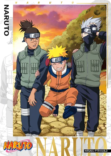 Naruto Uzumaki / Kakashi Hatake / Iruka Umino · Group scene — NRSA01-PTR-010L3